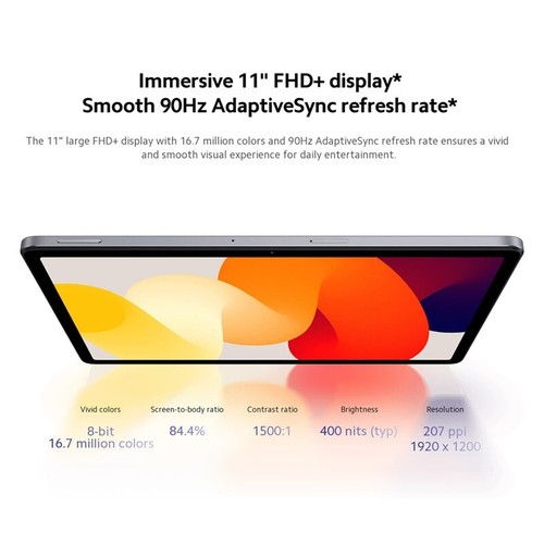 Xiaomi Redmi Pad SE 11 pollici tablet Android PC 8 GB 256 GB WiFi FHD versione globale - Foto 4 di 36