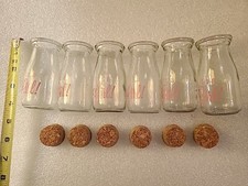 KATE ASPEN 6 Piece Pink Vintage Milk Favor Jar "It's a Girl " BABY SHOWER PARTY