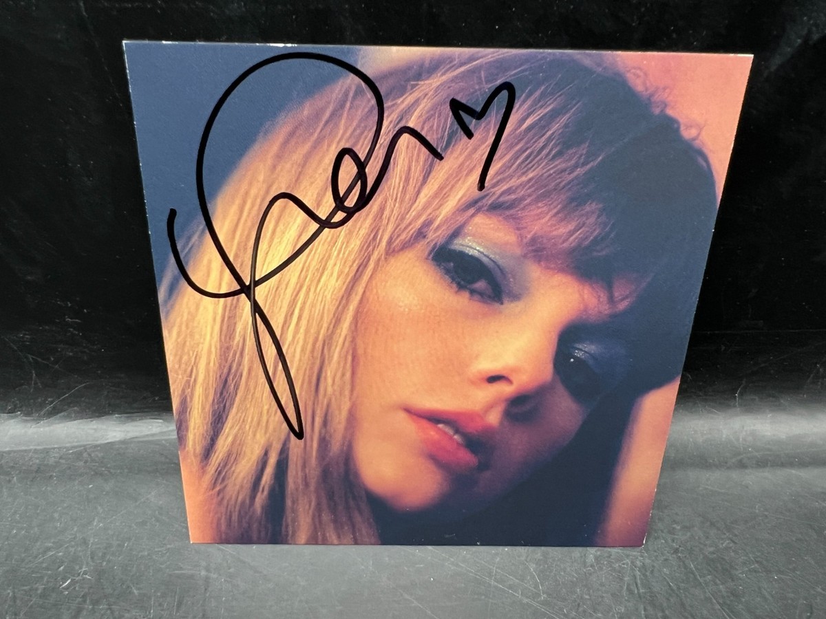 Taylor Swift Signed w/ SEPARATE HEART Midnights Mahogany Edition