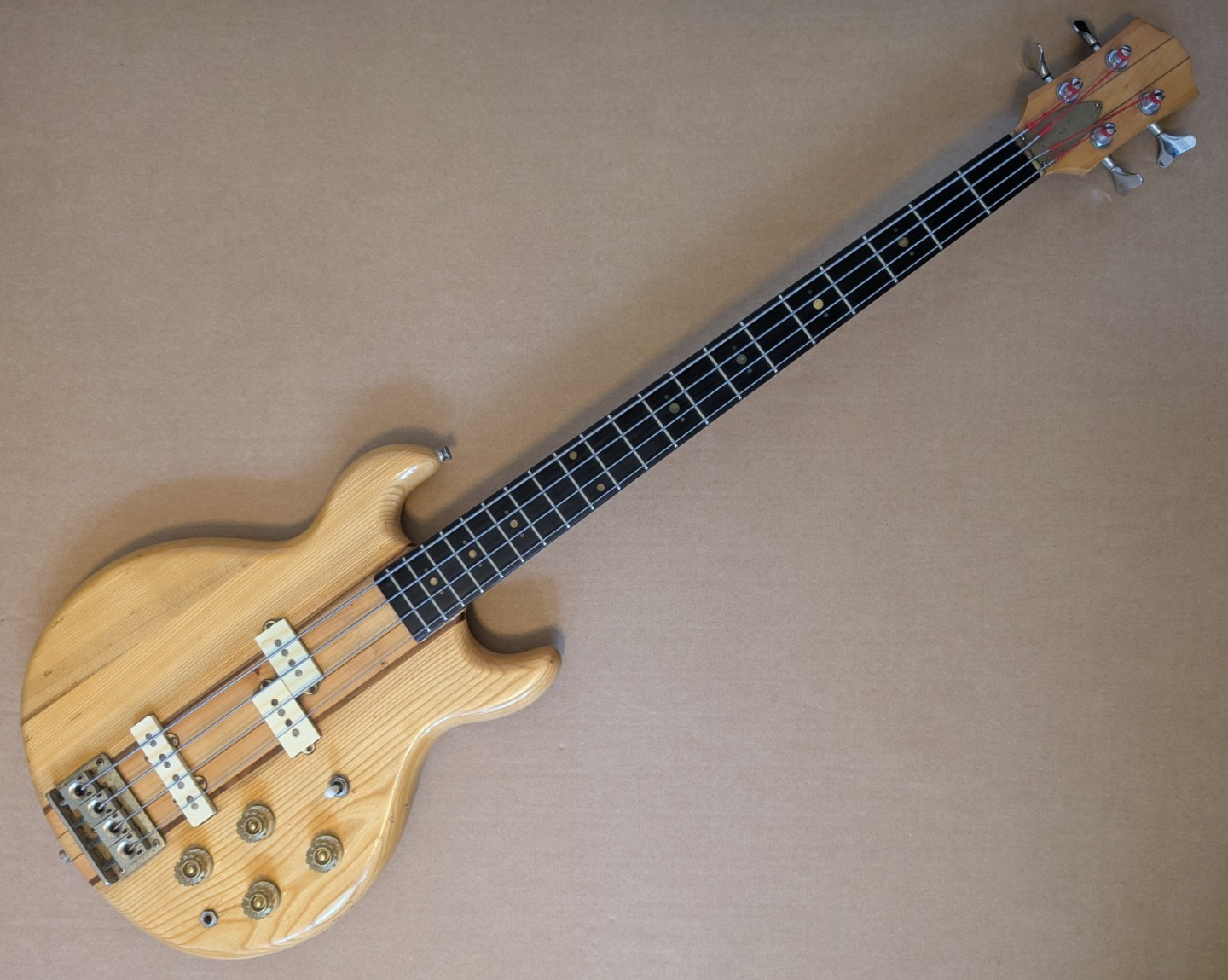Vintage 1970s Kay DC-3X Neck Thru Electric Bass Matsumoku Japan MIJ