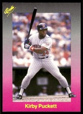 Kirby Puckett 1989 Classic #176 Twins MLB READ FREE SHIPPING AutographDen