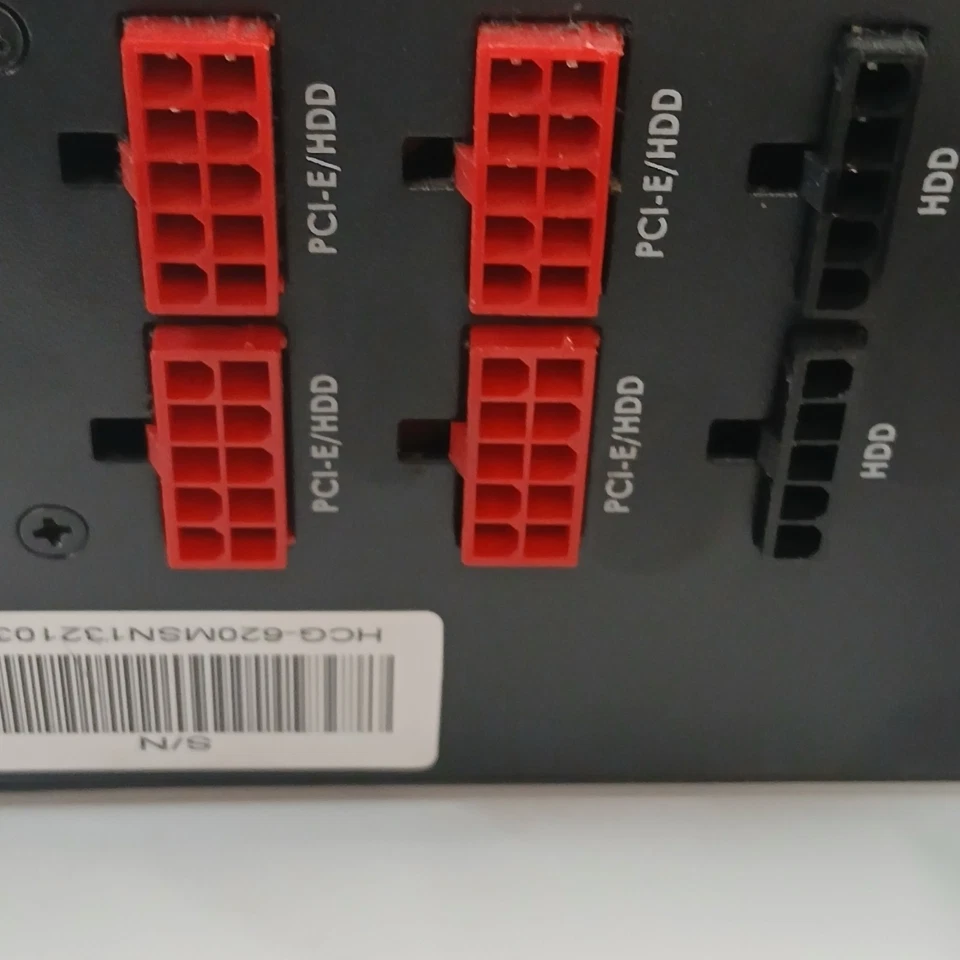 Genuine Antec 620 Watts ATX semi modular Computer Power Supply PSU HCG-620M - Image 4 of 4