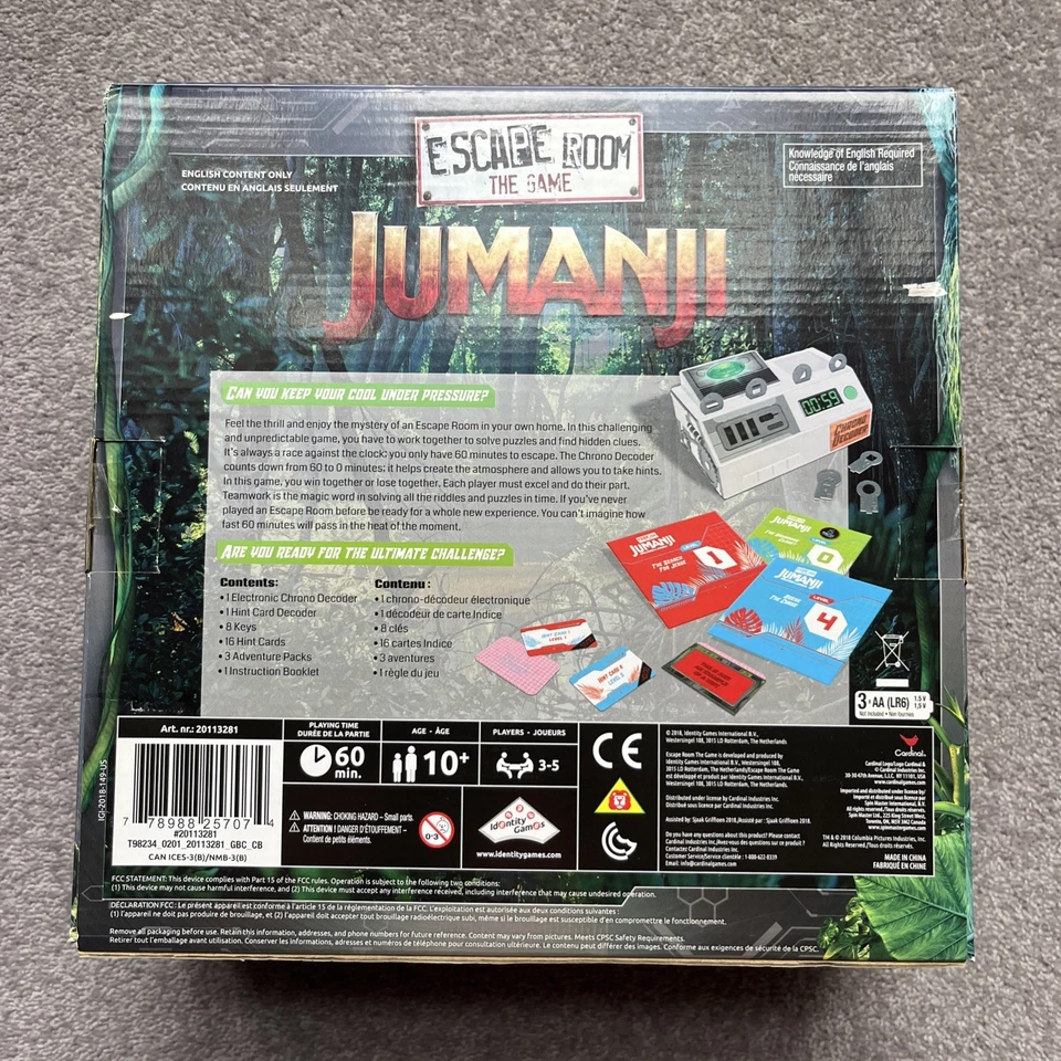 Escape Room The Game Jumanji - Sealed Adventures - 60 mins to escape! - Image 2 of 4
