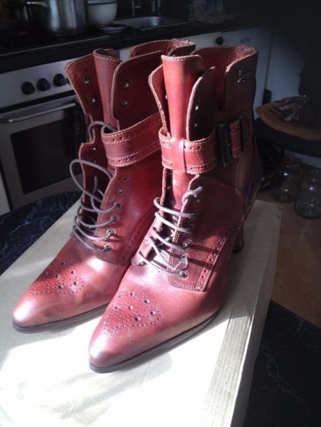 Women Pikolinos Ankle Boots Brown Leather 38 #386U