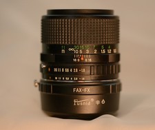 Fujinon 55mm f1.6 manual lens with fujifilm fx adapter