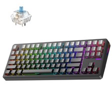 ELECFOX Linky 87 PRO Wireless Mechanical Keyboard,Tri-Mode BT5.0/2.4GHz/USB-C...