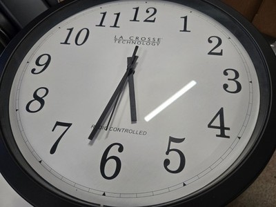 La Crosse Technology Wall Clock Plastic 14'' (WT-3143H) WT-3143A-H