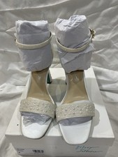 Betsey Johnson Women's Dani Heeled Sandal, Color Pearl, Size 9