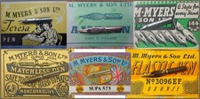 12 vintage Myers  Son nibs: Matchless, Ajax, Lynn,Teresa, Elastic 3096 EF, Supa