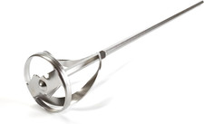 Stainless Steel Food Grade Mixer Drill Attachment - Safe for Bulk Brewing, Batte