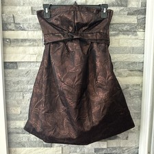 NWT Kimchi Blue Brown Paisley Fancy Cocktail Dress Sexy Size XS Urban Outfitters