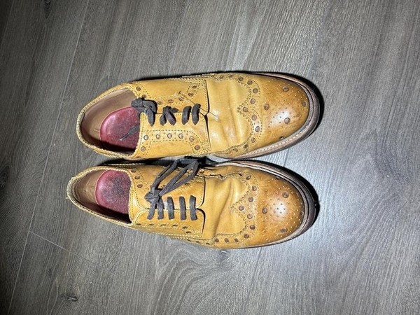 Men Grenson Heels Mustard Leather 40