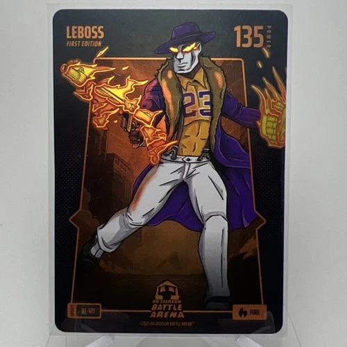 LEBOSS (LeBRON JAMES) 2025 BO JACKSON BATTLE ARENA BATTLE FOIL FIRE #BF-121