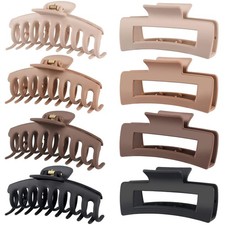 Hair Clips for Women 4.3 Inch Large Hair Claw Clips for Women Thin Thick Curly H