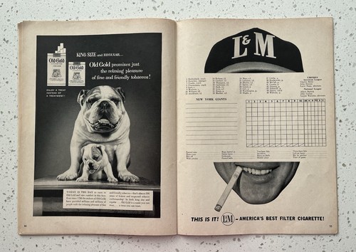 1954 World Series Program Giants Version Unscored - Picture 9 of 14