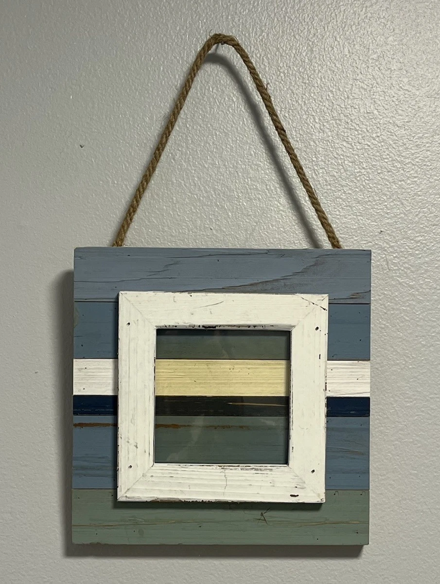 Mud Pie Cornice Acrilica Con Impronta Di Zampa – Set 3 Pezzi Personalizzabile – 10x10 Cm – Legno Dipinto A Mano Con Pennello E Vernice – Foto Pet