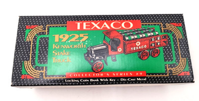 Texaco 1925 Kenworth Stake Truck, Series #9   Diecast Coin Bank