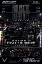 GreenLight 2020 Chevrolet Corvette C8 Stingray Black 1:64 Diecast Series 24