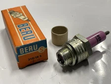 GENUINE BERU 340/18S VINTAGE SNOWMOBILE REPLACEMENT SPARK PLUG 0.5MM