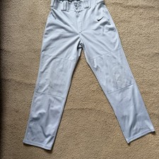 Nike Dri-FIT Youth Unisex Baseball/Softball Pants Gray Size M