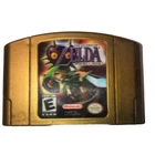 The Legend Of Zelda Majoras Mask Holographic Gold Edition N64 Nintendo 64 Read!!