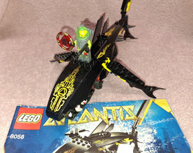 2010 Lego Atlantis Guardian of the Deep Set 8058 100% Complete w/ Mini & Book
