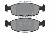 Bremsbelagsatz Scheibenbremse Q+ Textar 2532301 FüR Fiat Lancia VAN Panda 500