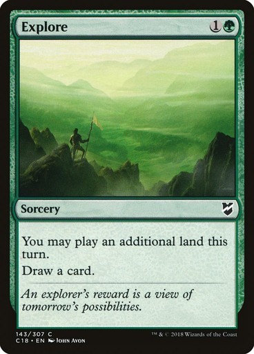 NM Explore, MTG, Commander 2018, Magic the Gathering, 143