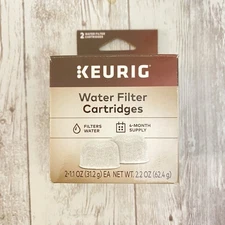 Keurig Water Filter Refill Replacement Cartridges 2ct - NEW