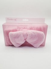 The Creme Shop 3D Plush Spa Pink Bow Headband