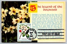 #3197 Pacific Dogwood FDC Maxi Card