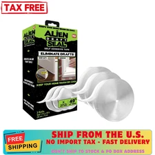 Alien Seal 1.4 in. x 49 ft. Transparent Anti-Draft Insulation Seal Tape (3-Pack)