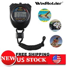 Stopwatch Digital LCD Sports Counter Timer Wa...