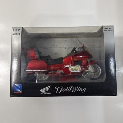 NEWRAY 1:12 HONDA GOLDWING DIECAST MOTORCYCLE RED NIB