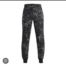 Under Armour Youth XL Rival Fleece Printed Pants Joggers Black
