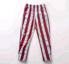 Indiana Hoosiers Pants Candy Stripe Adidas Pockets Red White Boys Youth Large L