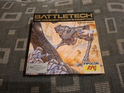 BattleTech The Crescent Hawk's Inception - Infocom 1988 PC Spiel IBM - Big Box