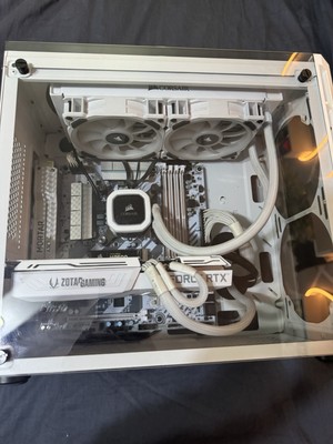 White Gaming PC Intel I5 7th Gen 3060 Zotac 12gb 480gb M.2 (No Fans Or Ram) Read