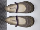 Sperry Top-Sider Sz 7 Tan Purple Sandals Mary Jane Flats Barley Worn EUC  — photo 7