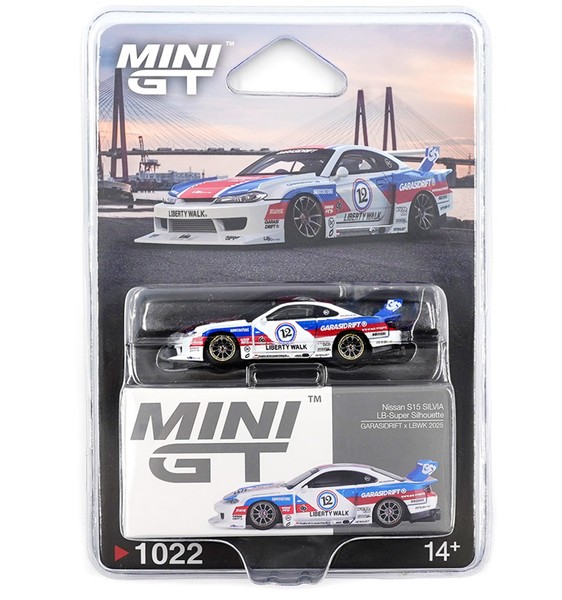 Nissan Lb-Super Silhouette S15 Silvia Garasidrift Lbwk 2025 - Mini Gt 1:64-image
