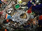 Junk Drawer Lot 2lbs Broken Vintage-Now Jewelry for Crafts Repairs — photo 3