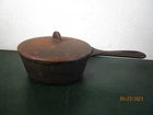 Vintage Rare Wagner Ware 6" Cast Iron Saucepan w Lid # 1