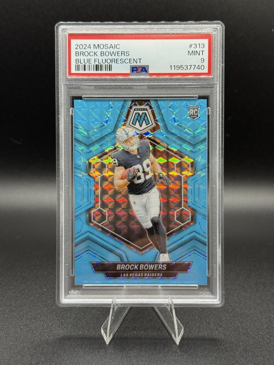デリックローズMosaic BlueFluorescent 04/15 pop1 2024 Panini Mosaic - Rookies Brock Bowers #313 Blue