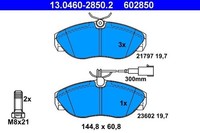 1 X Bremsbelagsatz BremsbeläGe ATE 13.0460-2850.2 FüR Fiat