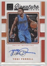 2017-18 Panini Donruss Signature Series Yogi Ferrell #SS-YF Auto 0f8