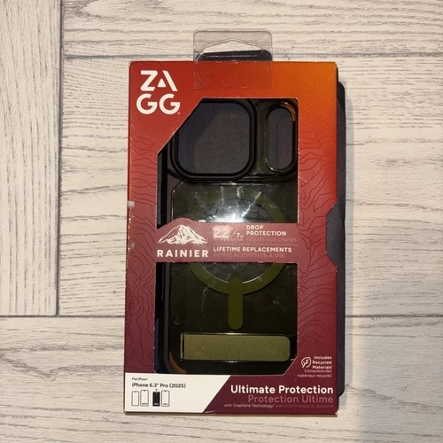 ZAGG Rainier Ultimate Protection Case w/Kickstand iPhone 17 PRO Sea Kelp