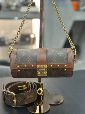 Louis Vuitton Monogram Canvas Papillon Shoulder Bag For Women