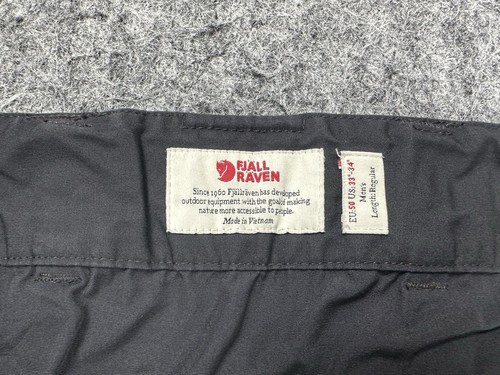 Fjallraven Vidda Pro Ventilated Pants Mens 33x30 Gray G-1000 Trousers Hiking - Picture 4 of 15