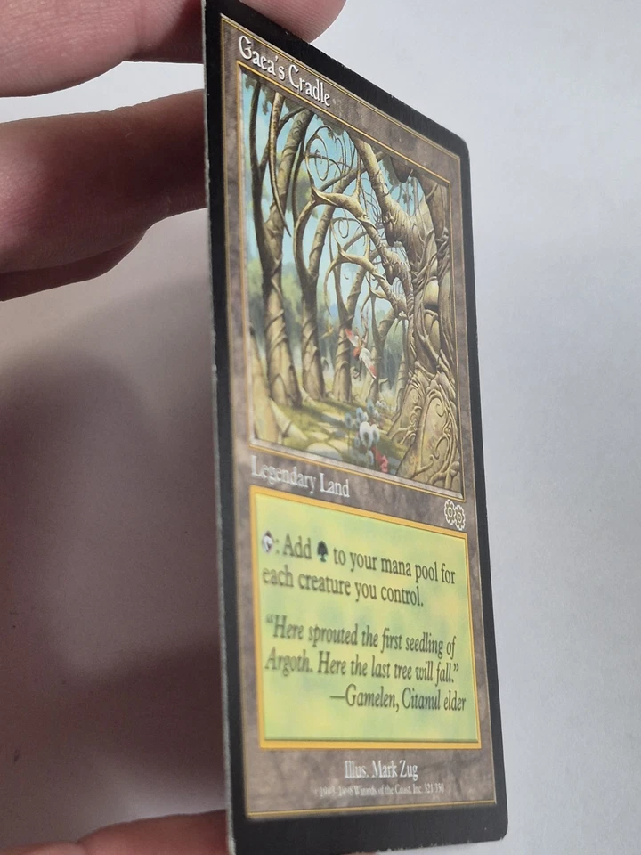 Magic The Gathering MTG Gaea's Cradle Urza's Saga Heavily Played - Image 4 of 4