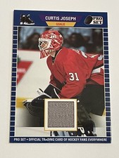 2021-22 Pro Set Hockey Blue Relic #PSM-18 - Curtis Joseph - Canada